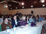 Vista parcial de la Sala de Conferencias del Complejo de la Mesa Mota (La Laguna, Tenerife) durante el V Meeting YCIC